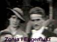 zonia i gienek z napisem